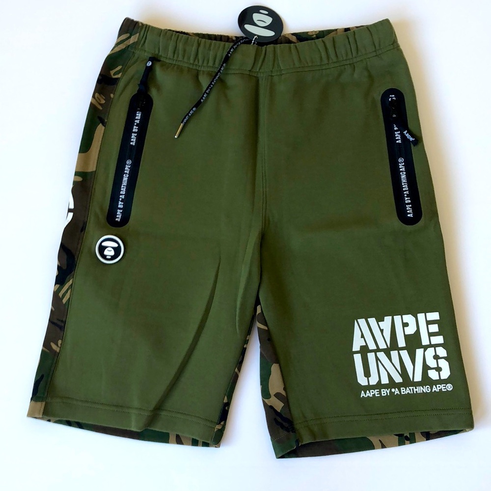 🎉HP🎉NWT Aape By A Bathing Ape Bape Camo Shorts S